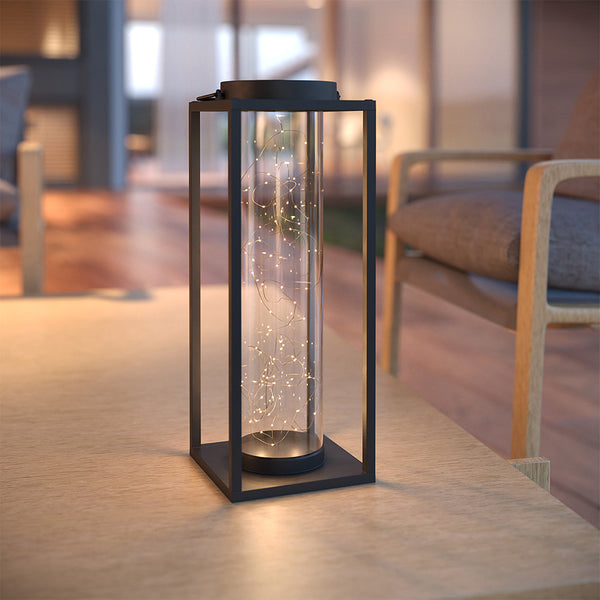 Manhattan Solar Lantern - DeWaldens Garden Centre