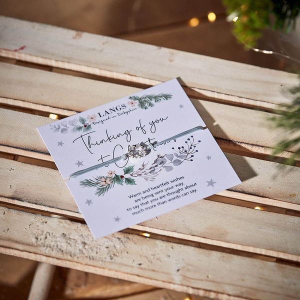 Xmas Bracelet with Card & Envelope - DeWaldens Garden Centre