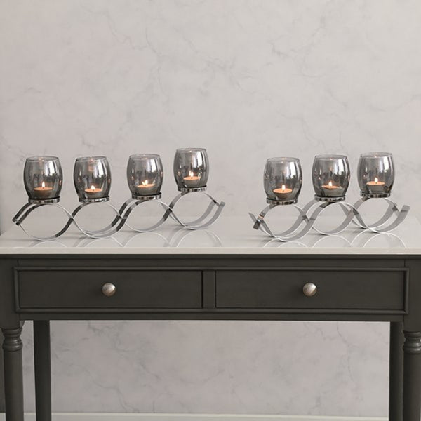 Straits Wave Tea Light Holder - DeWaldens Garden Centre