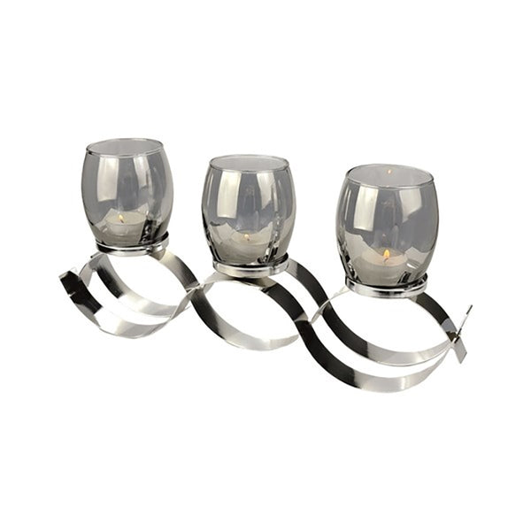 Straits Wave Tea Light Holder - DeWaldens Garden Centre