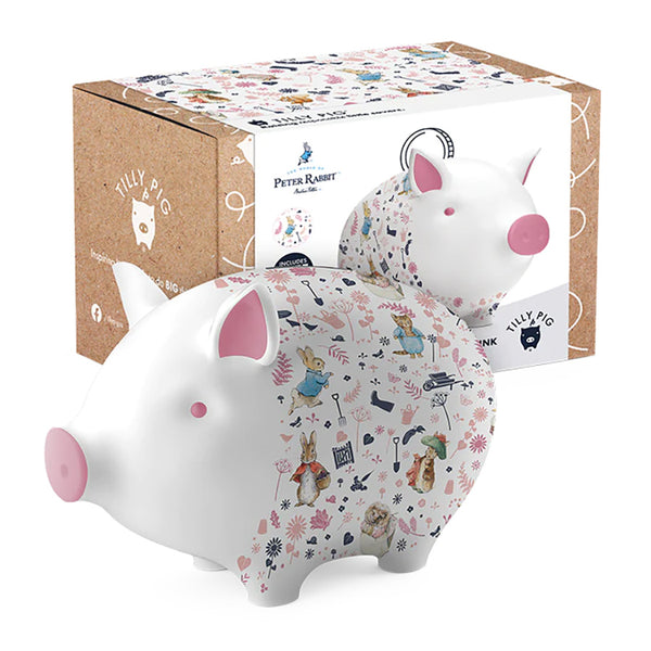 Tilly Pig Ceramic Piggy Bank - DeWaldens Garden Centre