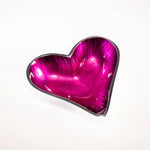 Tilnar Art Brushed Pink Heart Dish - DeWaldens Garden Centre