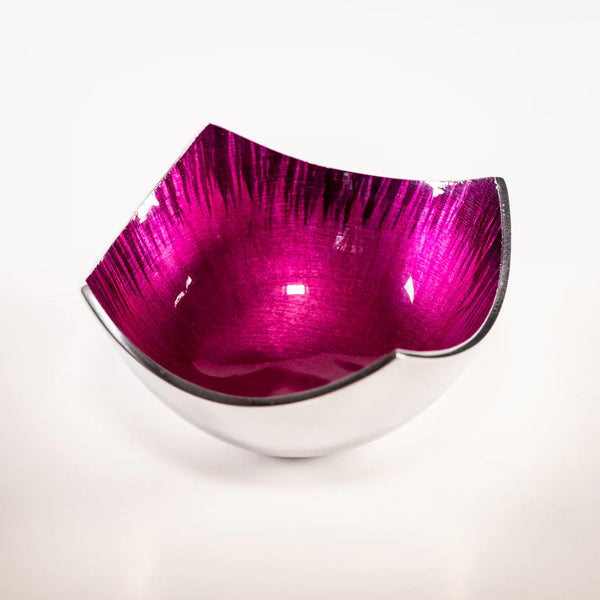 Tilnar Art Brushed Pink Square Dish 11.5cm - DeWaldens Garden Centre