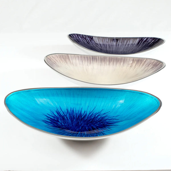 Tilnar Art Brushed Boat Bowl 27cm - DeWaldens Garden Centre