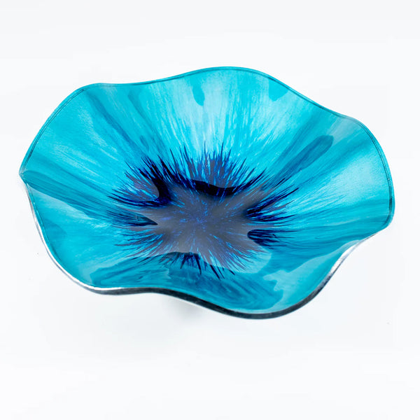 Tilnar Art Brushed Poppy Bowl Medium 20cm - DeWaldens Garden Centre