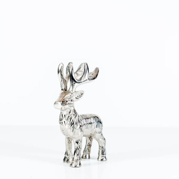Tilnar Art Silver Highland Stag - DeWaldens Garden Centre