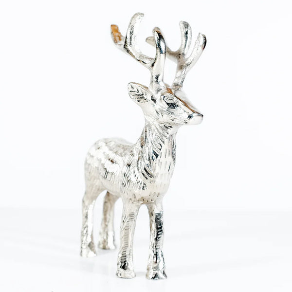 Tilnar Art Silver Highland Stag - DeWaldens Garden Centre