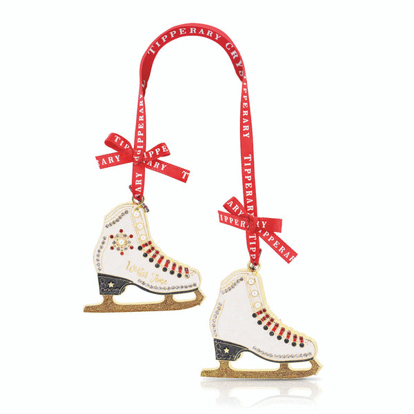 Tipperary Sparkle Christmas Decoration - Ice Skates - DeWaldens Garden Centre
