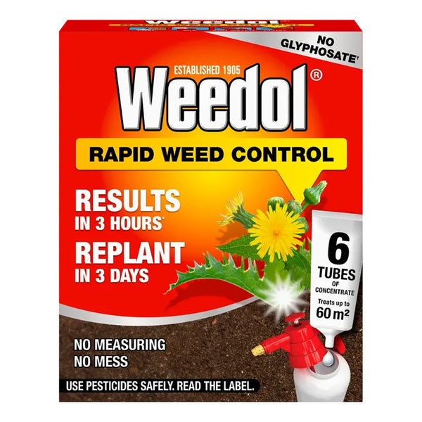 Weedol Rapid Weed Control Concentrate Tubes