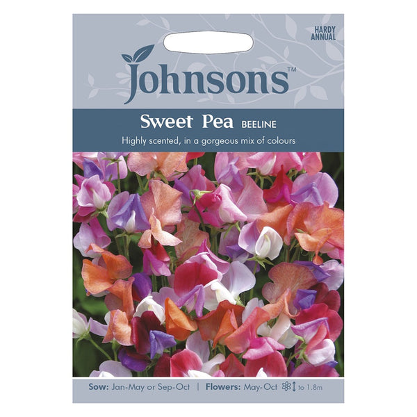 Johnsons Sweet Pea Beeline Seeds - DeWaldens Garden Centre