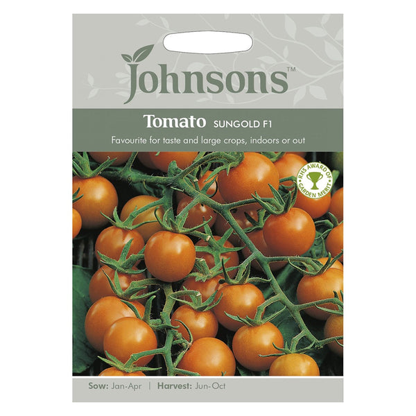 Johnsons Tomato Sungold F1 Seeds - DeWaldens Garden Centre