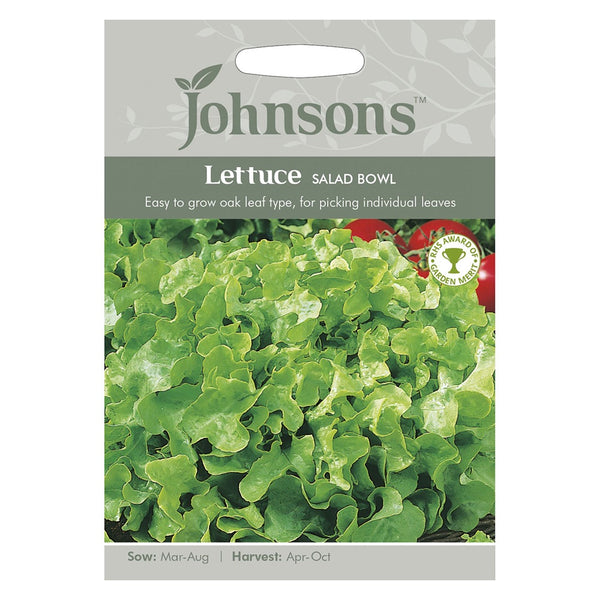 Johnsons Lettuce Salad Bowl Seeds - DeWaldens Garden Centre