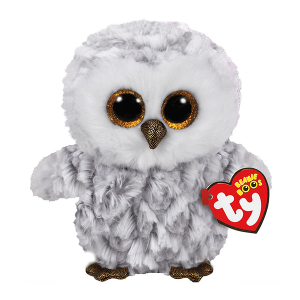 Ty Beanie Boos - Owlette White Owl - DeWaldens Garden Centre