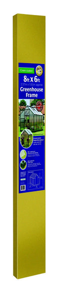 Gardman Aluminium Frame Greenhouse with base & Polycarbonate Sheets - DeWaldens Garden Centre