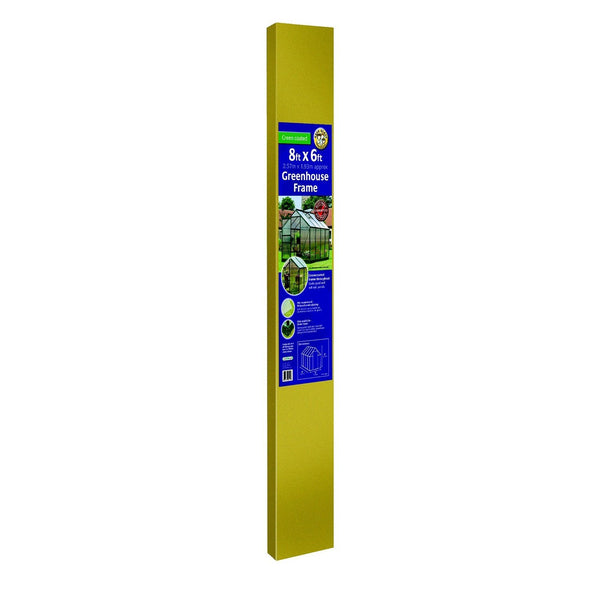 Gardman Aluminium Greenhouse Frame 8 x 6ft - DeWaldens Garden Centre