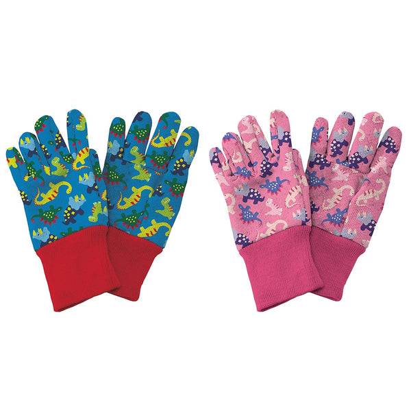 Kent & Stowe Kids Dinosaur Gardening Gloves - DeWaldens Garden Centre