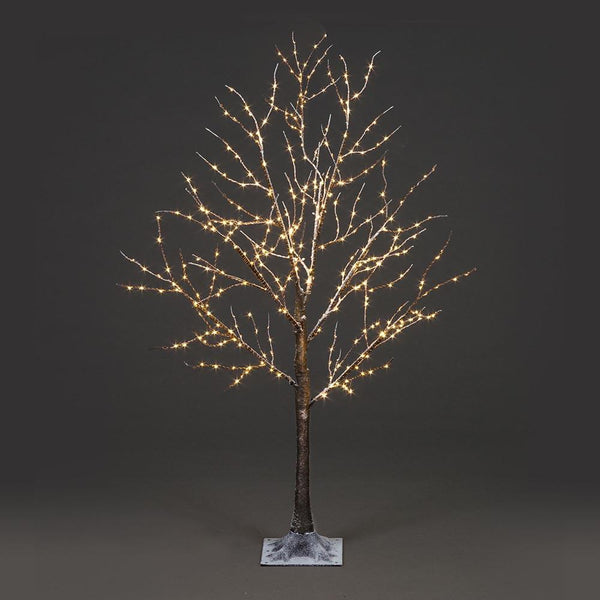 Snowtime Copper Wire Frosted Brown Twig Tree | 150 cm | DeWaldens Garden Centre