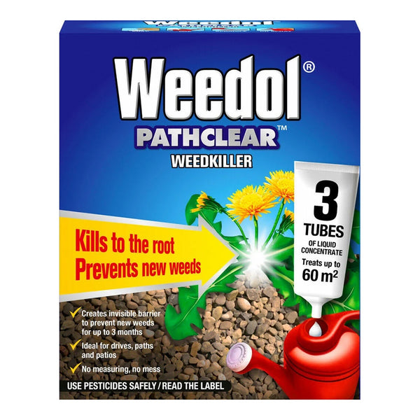Weedol Pathclear Concentrate Weedkiller 3 Tubes - DeWaldens Garden Centre