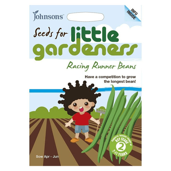 Johnsons Racing Runner Beans Seeds - DeWaldens Garden Centre