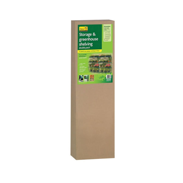 Gardman Greenhouse Storage & Shelving Twin Pack - DeWaldens Garden Centre
