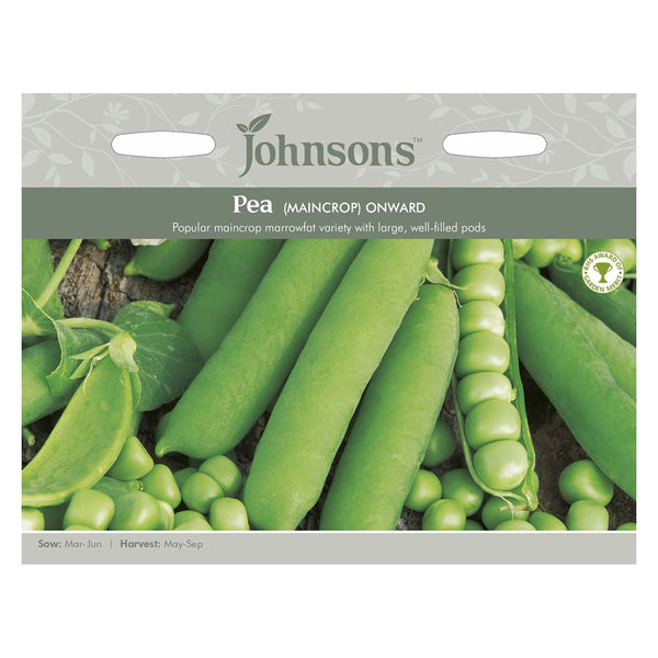 Johnsons Pea Onward Seeds - DeWaldens Garden Centre