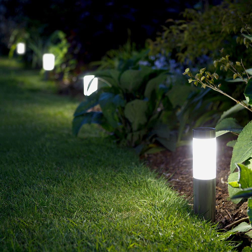 Mini London Solar Post Lights (Set Of 4) DeWaldens Garden Centre