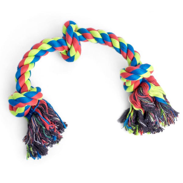 Petface Toyz Triple Knot Rope Dog Toy Large - DeWaldens Garden Centre