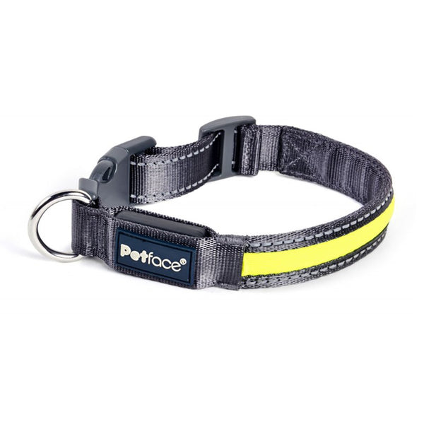 Petface Reflective Flashing Collar - DeWaldens Garden Centre