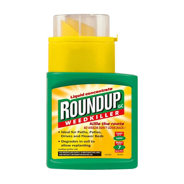 Roundup GC Weedkiller Liquid Concentrate 140ml - DeWaldens Garden Centre