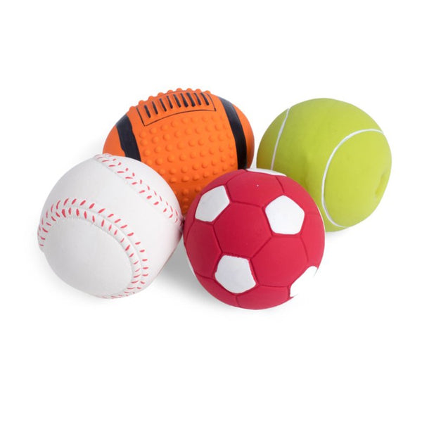 Petface Assorted Latex Balls Dog Toy - Large - DeWaldens Garden Centre