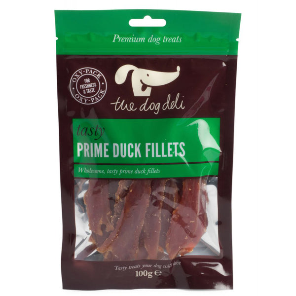 Petface Dog Deli Prime Duck Fillets 100g - DeWaldens Garden Centre
