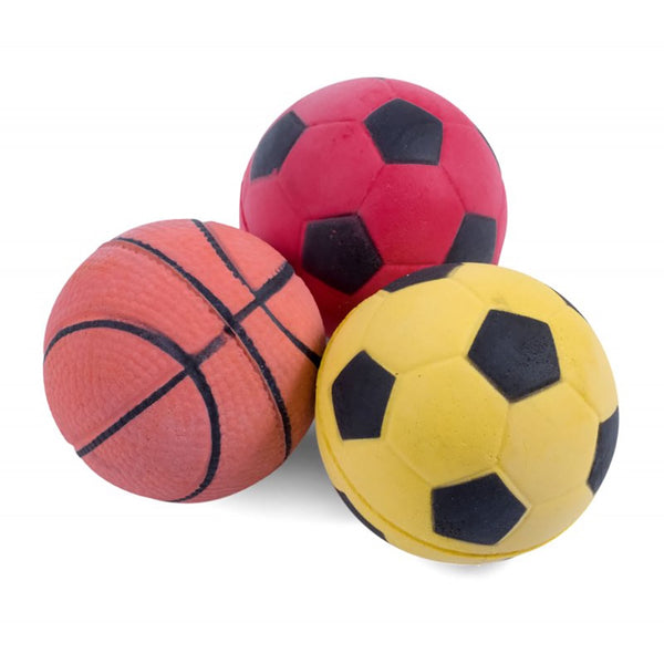 Petface 3 Pack Sponge Balls - DeWaldens Garden Centre