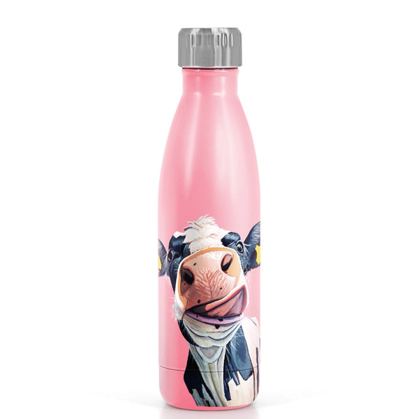 Eoin O'Connor Cow Metal Water Bottle 500ml - DeWaldens Garden Centre