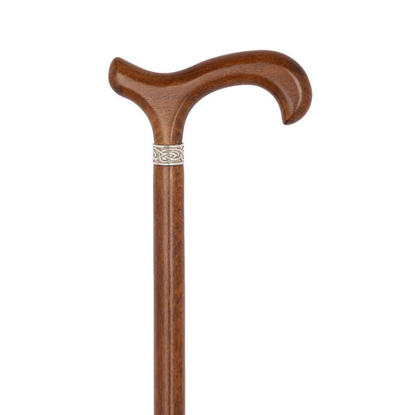 Charles Buyers Brown Derby With Celtic Collar Walking Stick - DeWaldens Garden Centre