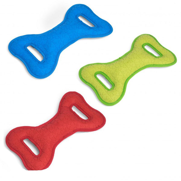 Petface Textured Rubber & Squeak Tugger - DeWaldens Garden Centre