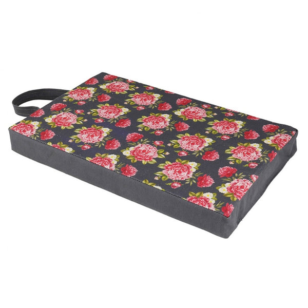 Kent & Stowe Garden Kneeler - Peony Design - DeWaldens Garden Centre