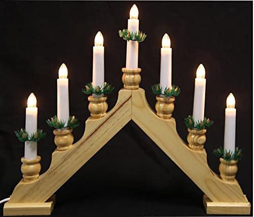 Premier 40cm Natural Wood Candlebridge - DeWaldens Garden Centre