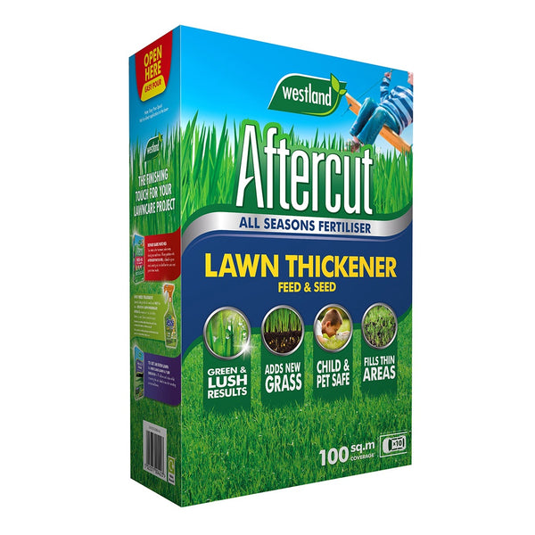Westland Aftercut Lawn Thickener Feed & Seed | 100m² | DeWaldens Garden Centre