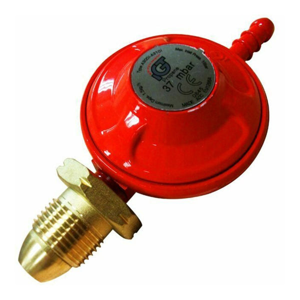 Screw On Propane Regulator | Red | DeWaldens Garden Centre