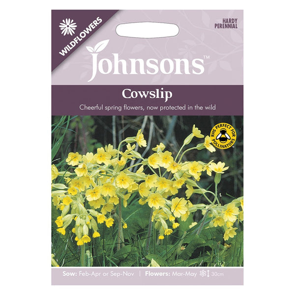 Johnsons Cowslip Seeds - DeWaldens Garden Centre