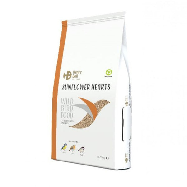 Henry Bell Sunflower Hearts 12.55kg - DeWaldens Garden Centre
