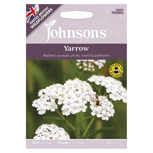 Johnsons Yarrow Seeds - DeWaldens Garden Centre