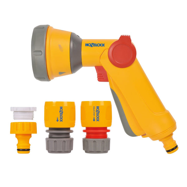 Hozelock Multi Spray Soft Touch Gun Starter Set - DeWaldens Garden Centre