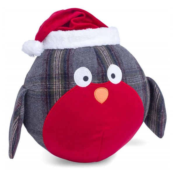 Petface Xmas Robin Tweed Large Dog Toy - DeWaldens Garden Centre