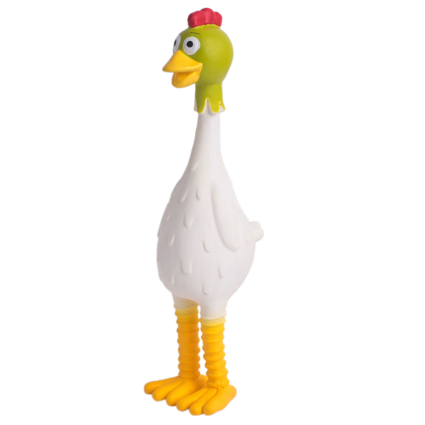 Petface Latex Standing Chicken Dog Toy Large - DeWaldens Garden Centre