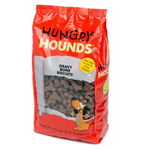 Hungry Hounds 1.75kg Gravy Bone Biscuits - DeWaldens Garden Centre