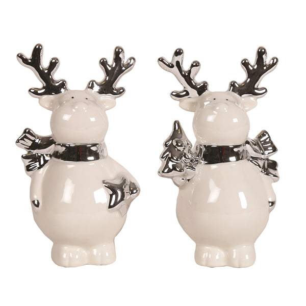 Straits Standing Reindeer 14.5cm 2 Ast - DeWaldens Garden Centre