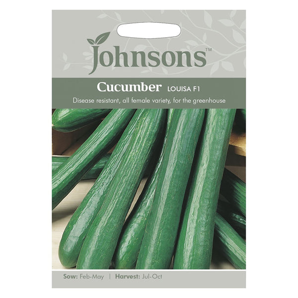Johnsons Cucumber Louisa F1 Seeds - DeWaldens Garden Centre