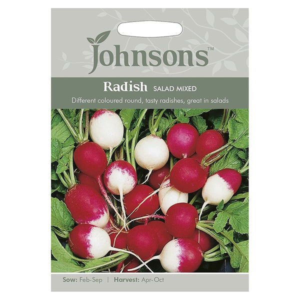 Johnsons Radish Salad Mixed Seeds - DeWaldens Garden Centre