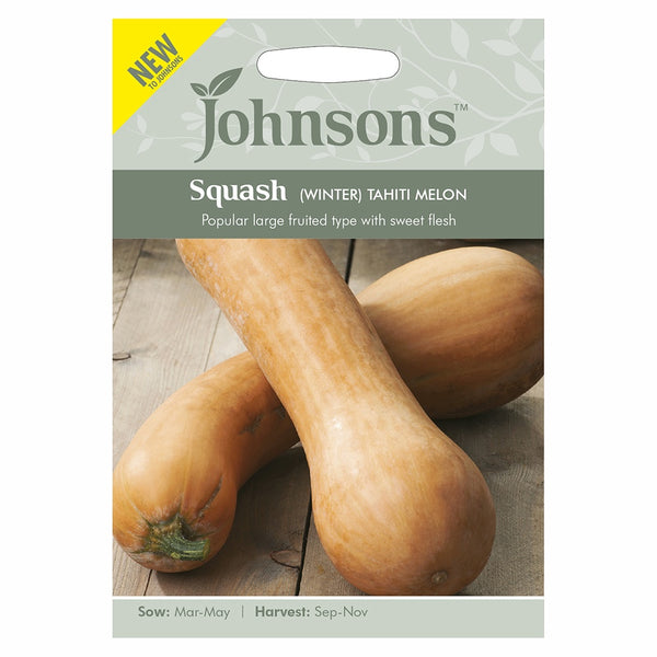 Johnsons Squash (Winter) Tahiti Melon Seeds - DeWaldens Garden Centre